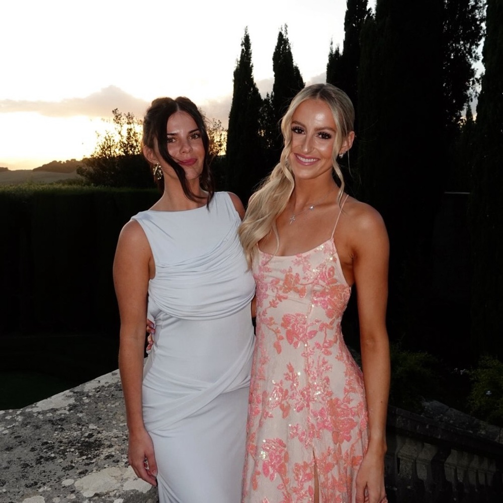 Elegant White and Pink Dresses